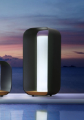 Lampe Design d'extérieur sans fil design pininfarina - POLY NOIR TAILLE L