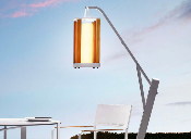 Lampe Design D'extrieur Solaire - AURORA blanc taille M
