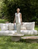 Salon de jardin modulable luxe design en aluminium 7 places -  ELYO XL
