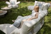 Salon de jardin modulable luxe design en aluminium 7 places -  ELYO XL