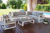 Chauffeuse de jardin en aluminium - BELLY