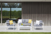 Ensemble salon de jardin extrieur moderne aluminium - JELLY MINI